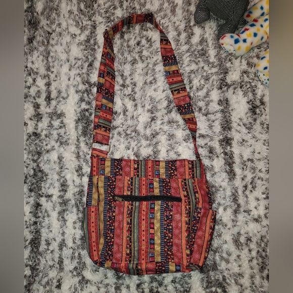 Boho Crossbody Purse in Tangerine ๐ - Picture 1 of 10